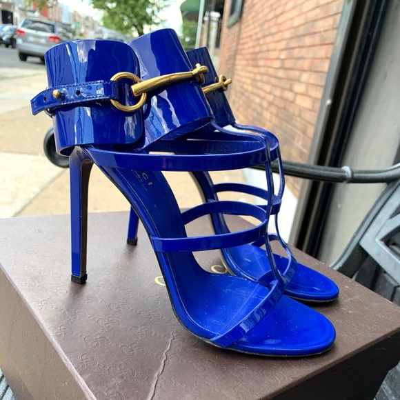 Blue Gucci Heels - Picture 5 of 5